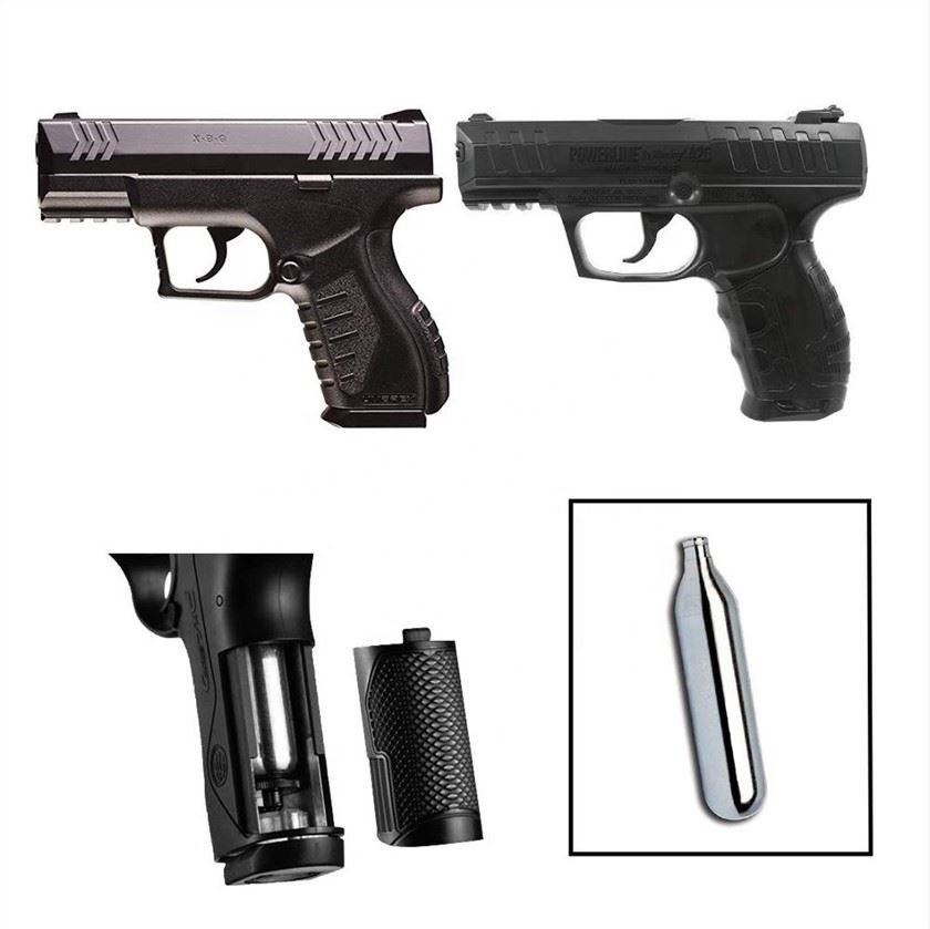 Terasest materjal 12 grammi CO2 gaasikassett